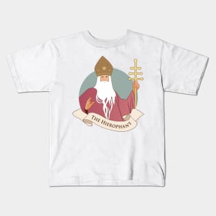 Tarot Arcana: The Hierophant Kids T-Shirt